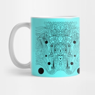 alien mictlan traveller ecopop Mug